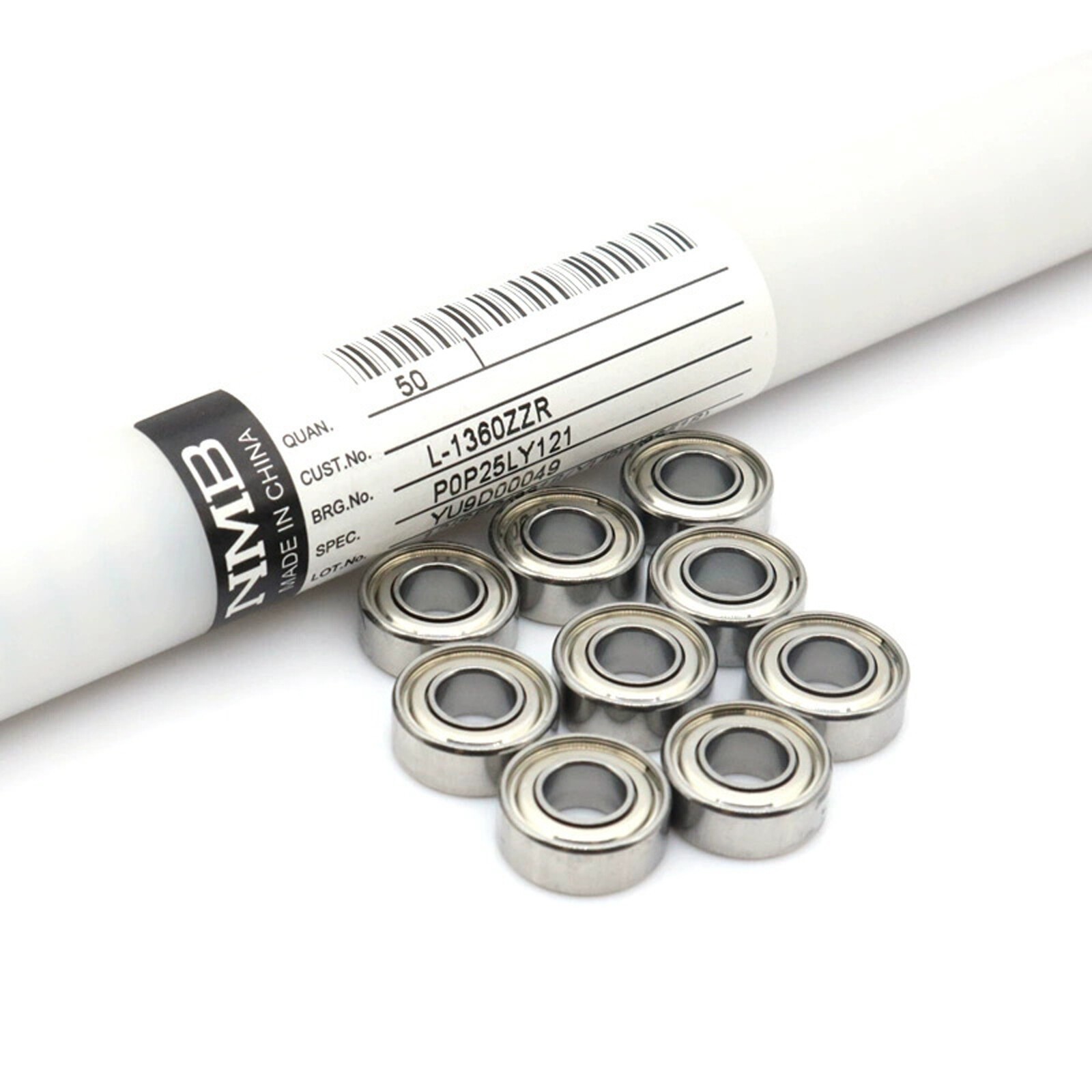 NMB Miniature Deep Groove Ball Bearings Various sizes ZZ Double Shield Bearing
