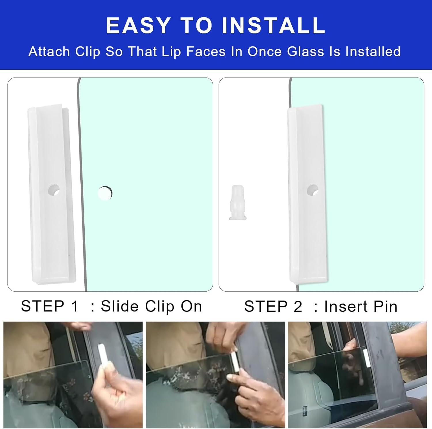 Door Window Regulator Glass Run Channel Track Guide Clip Compatible with Fiat 12