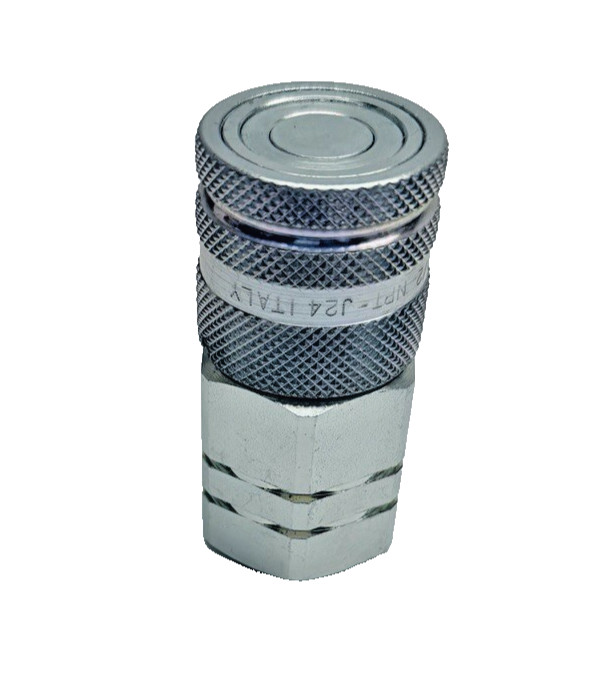F-A13 STUCCHI 1/2″ NPT, FLAT FACE QUICK COUPLER, FEMALE THREAD