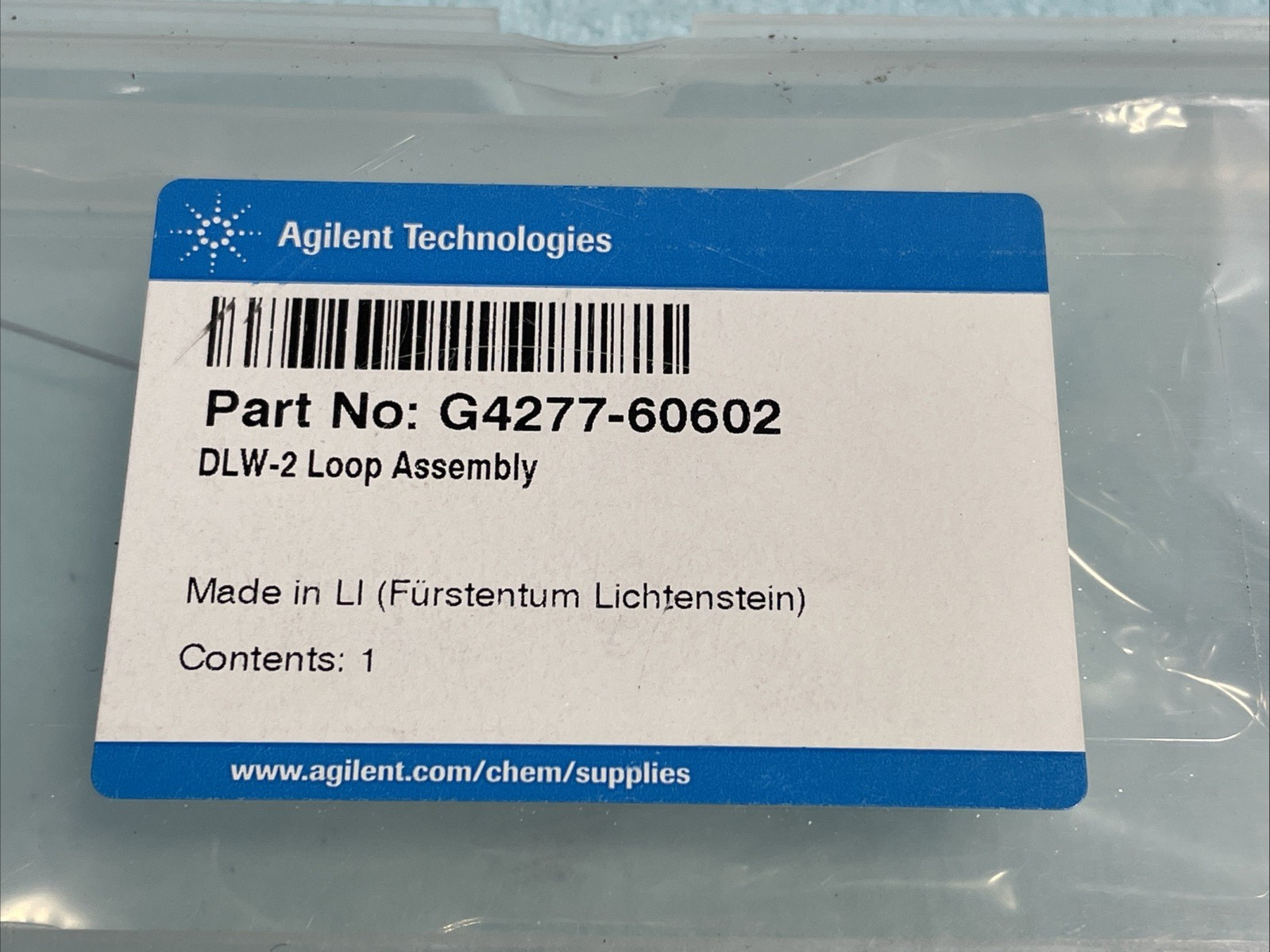 Agilent DLW-2 Loop Assembly G4277-60602