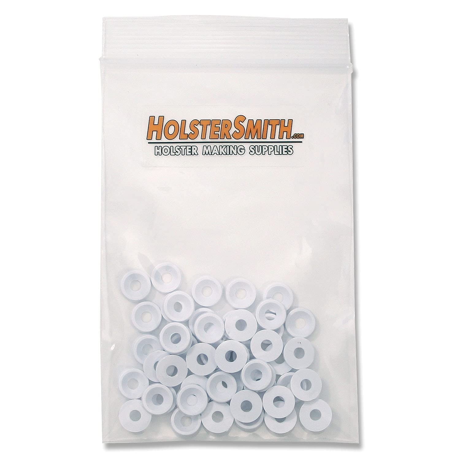 Colored Nylon Flat Top Finishing Washers White 50 Pack 0.500 Inch Diameter…