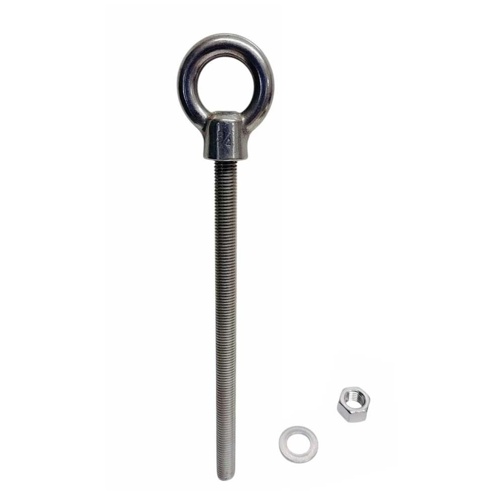 Marine T316 Stainless Steel 3/4″ x 12″ Shoulder Eye Bolt 4,700 Lbs WLL