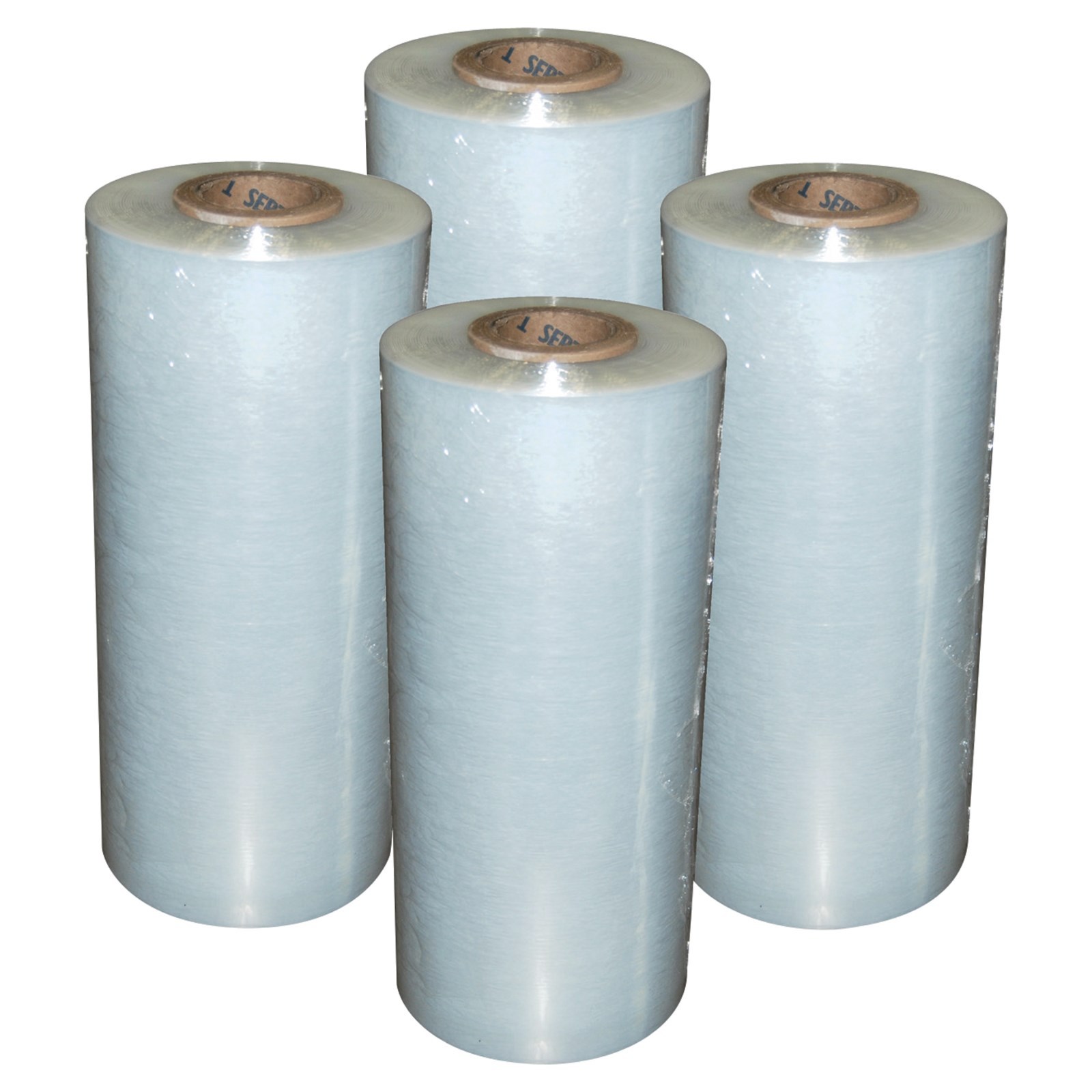 (4) Rolls Hand Stretch Wrap Film Banding 18″ x 1500′ 11.5 Micron USA MADE