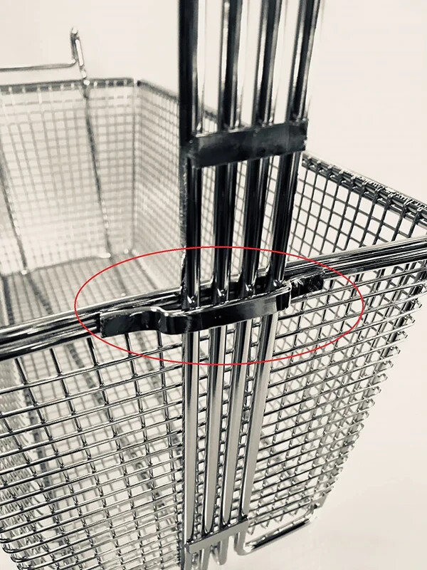 Heavy Duty Deep Fry Basket *(13-1/4″L x 6-1/2″W x 5-7/8″H) *(2-Pieces of Pack)