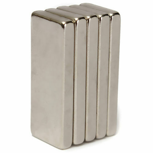 10/50/100 Super Strong Block Fridge Magnets Rare Earth Neodymium 25x10x3mm N52