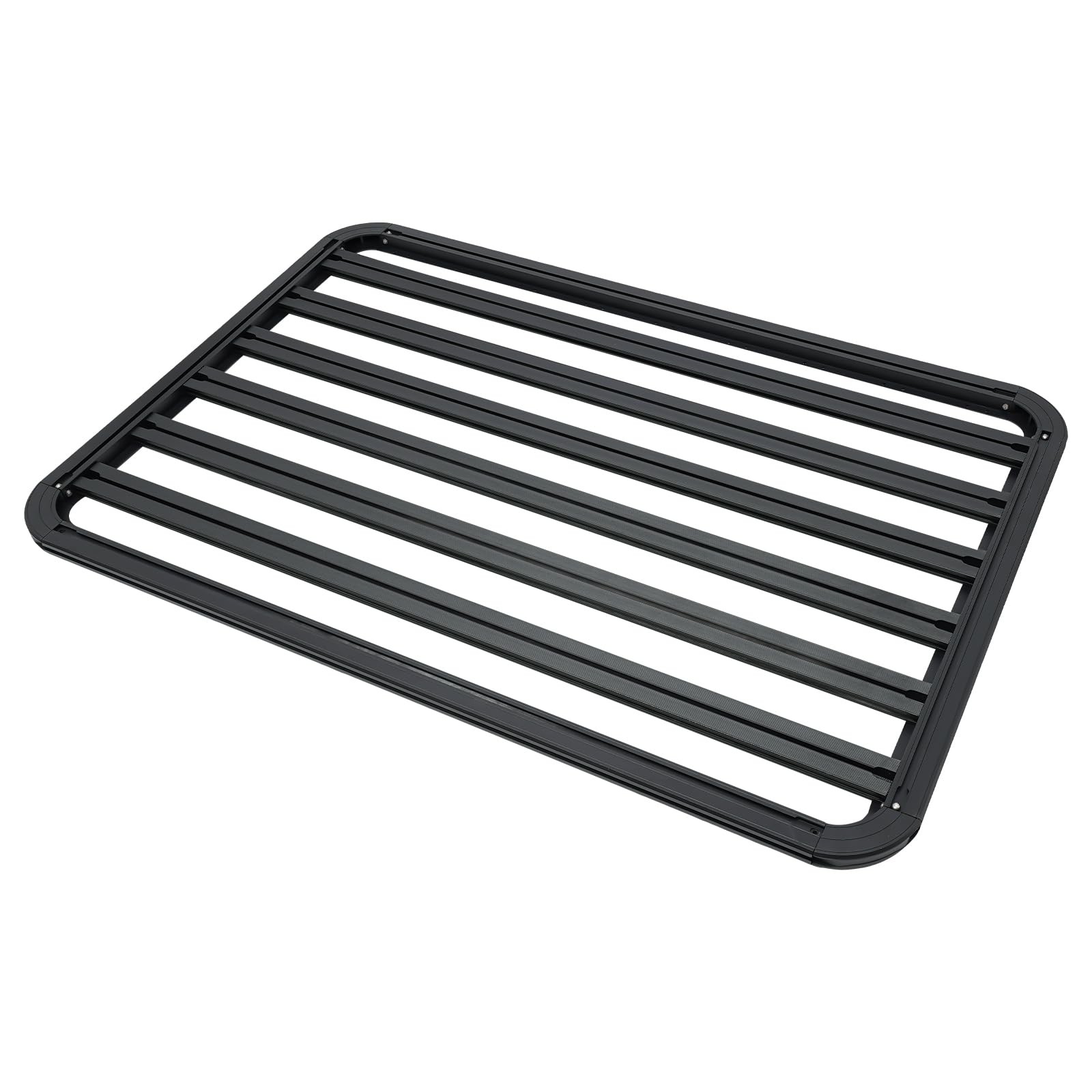 63×43 Universal Aluminum Platform Flat Roof Rack 330lbs Car Top Cargo Carrier