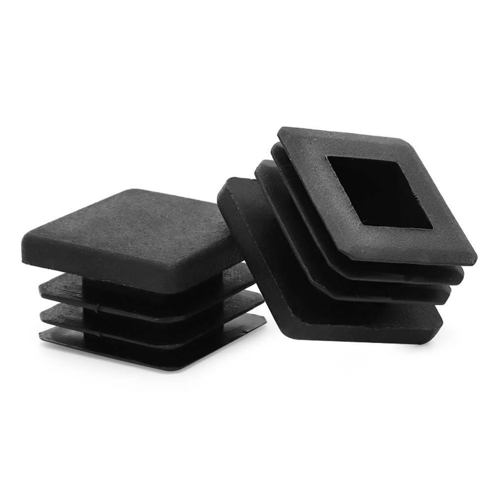 10pc 1″ inch Square Tube Hole Plug Plastic End Cap 1×1 Inch Tubing Insert Glide