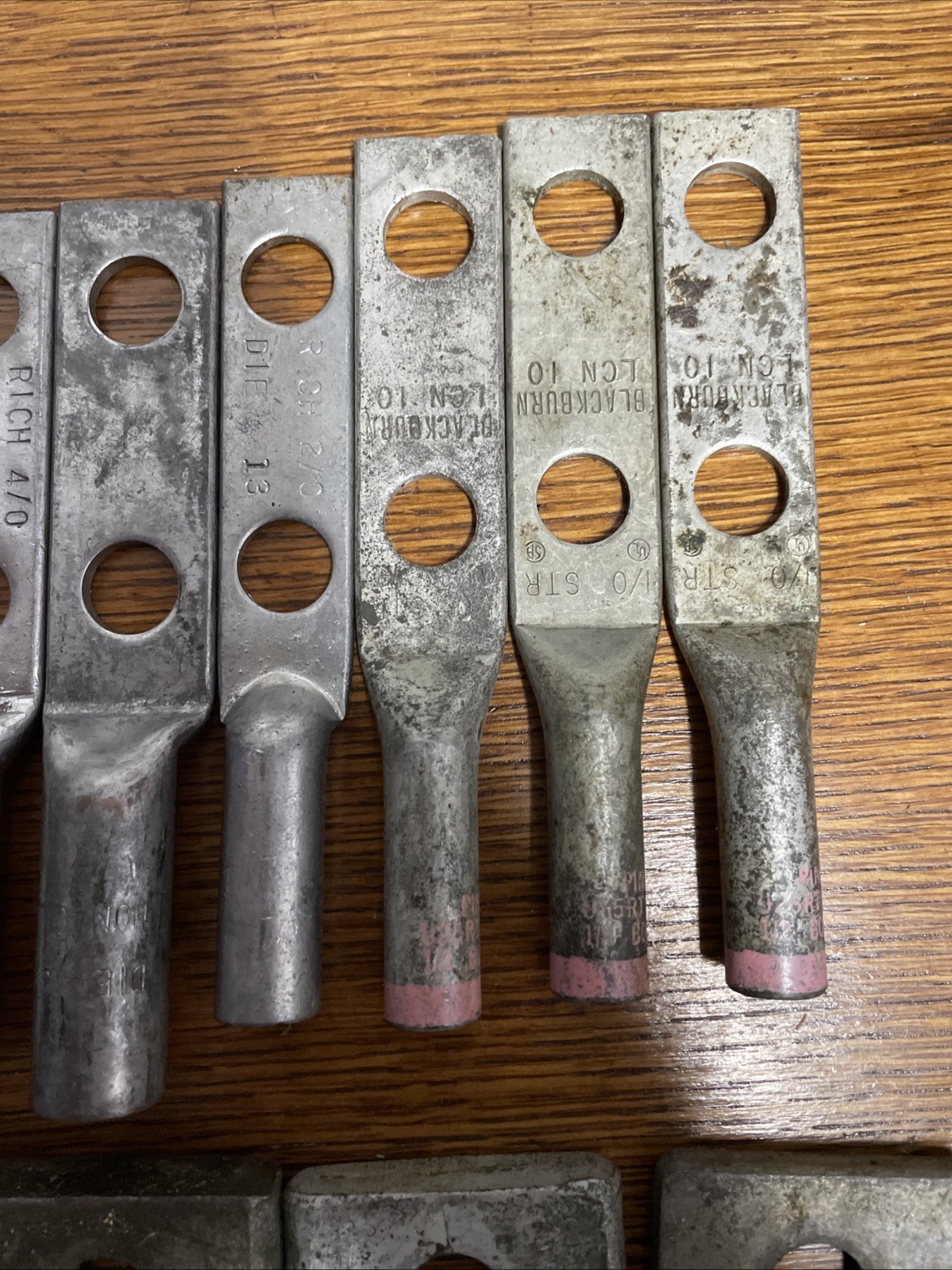 Large Lot Of 31 Compression Lugs Various Sizes