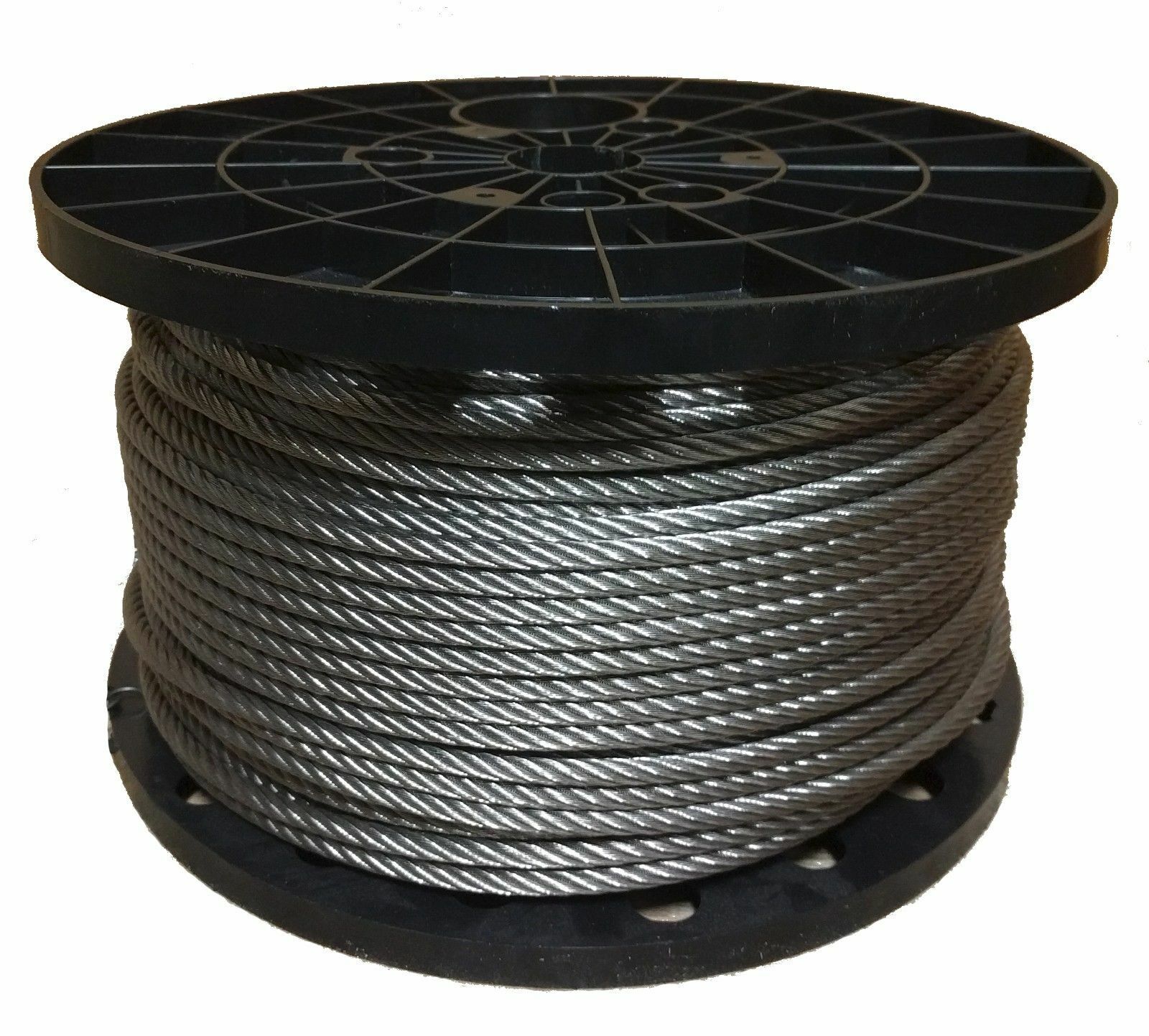 1/8″ Stainless Steel Aircraft Cable Wire Rope 7×19 Type 316 (700 Feet)