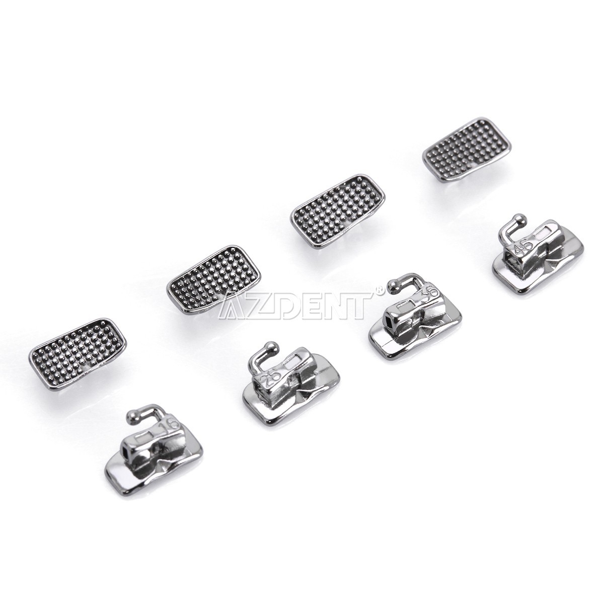 US 50Sets Dental AZDENT Orthodontic 1st Molar Buccal Tubes MIM Roth.022 Bondable