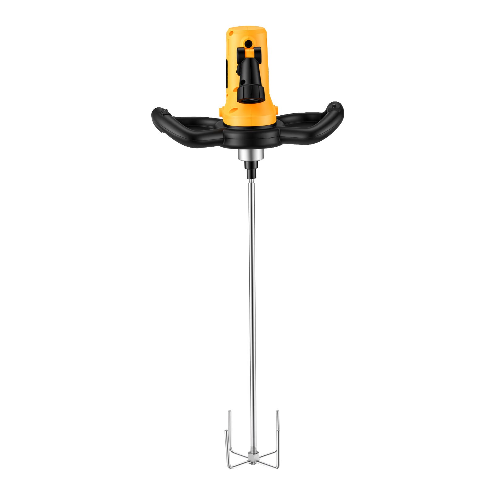 Uimoso Electric Trowel 800W Concrete Finisher with 6-Speed Control & Mixing Rod