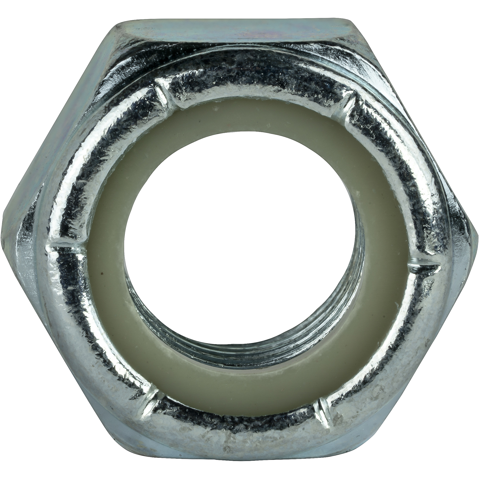 Nylon Insert Hex Lock Nuts Zinc Plated Grade 2 Steel Nyloc All Sizes Available