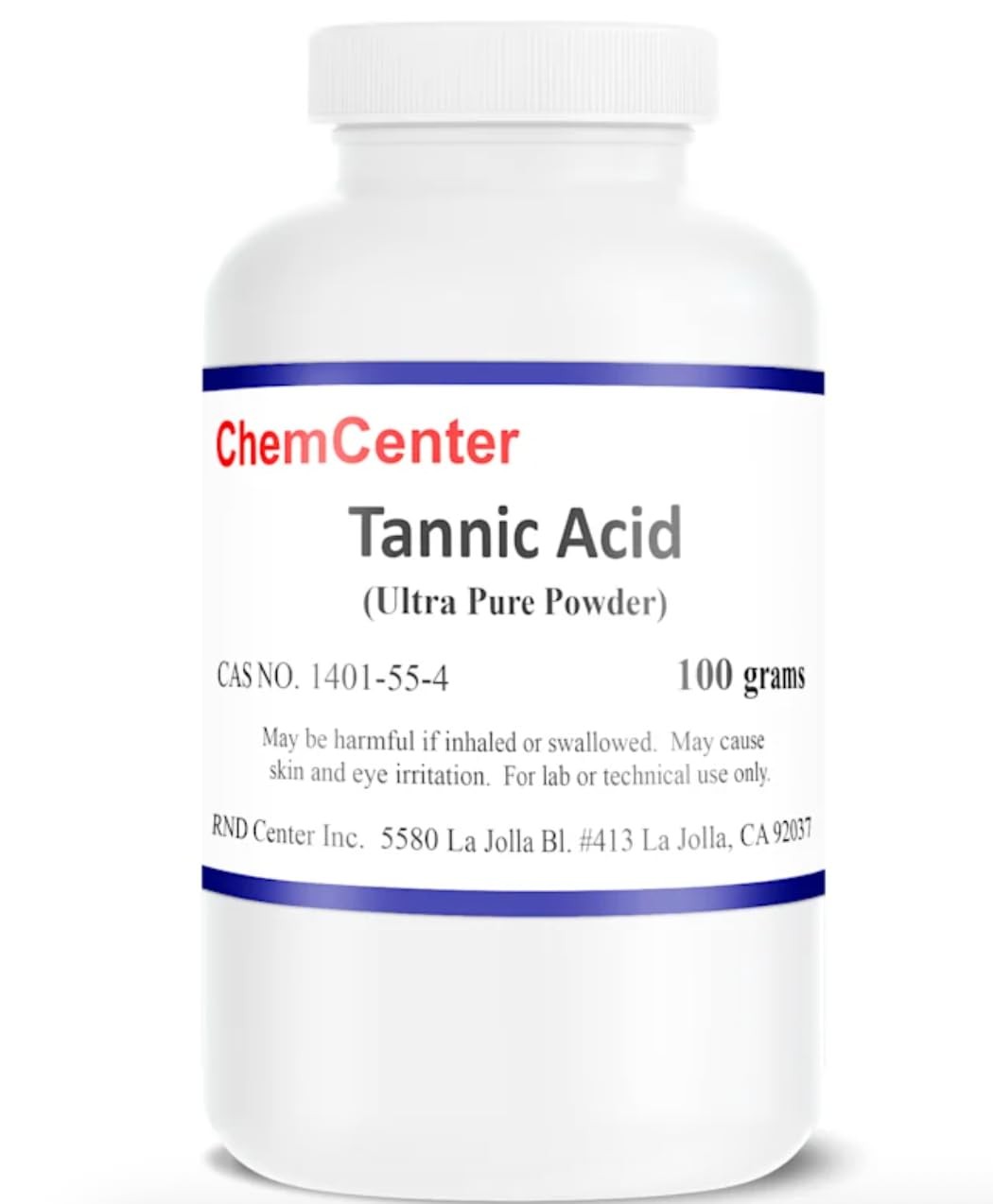 Tannic Acid Ultra Pure Powder 99% min. 100 Grams