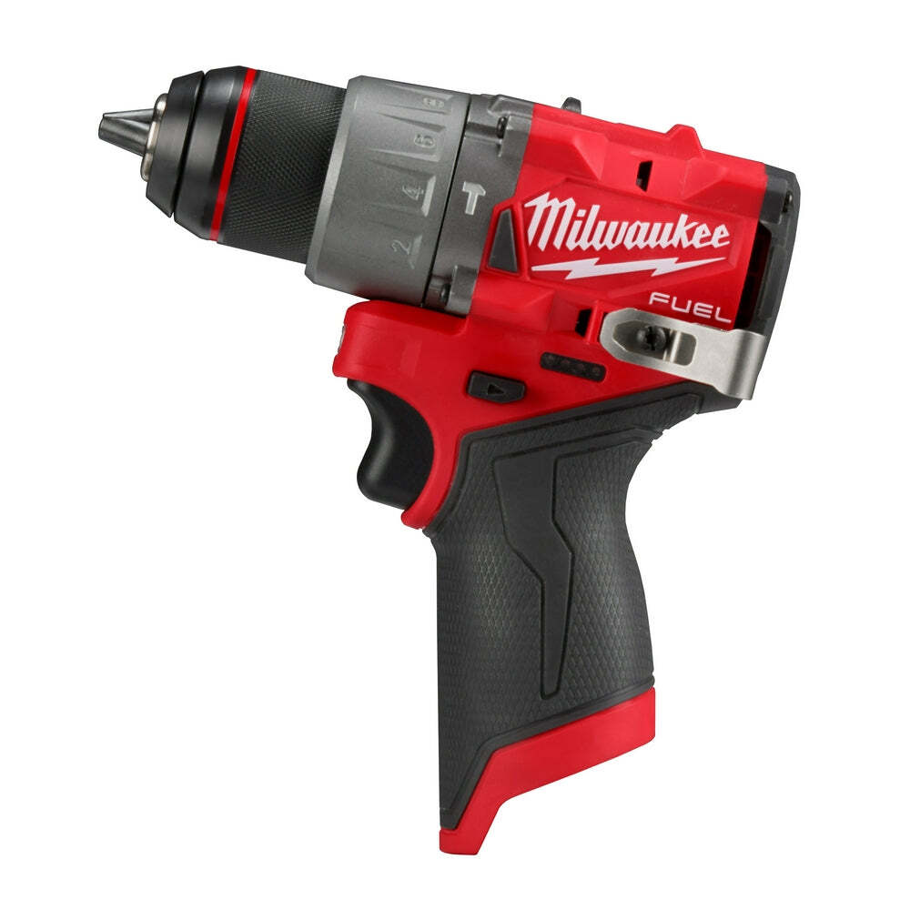 Milwaukee 3404-20 M12 FUEL 12V 1/2″ Cordless Hammer Drill/Driver – Bare Tool