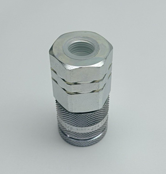 F-A13 STUCCHI 1/2″ NPT, FLAT FACE QUICK COUPLER, FEMALE THREAD