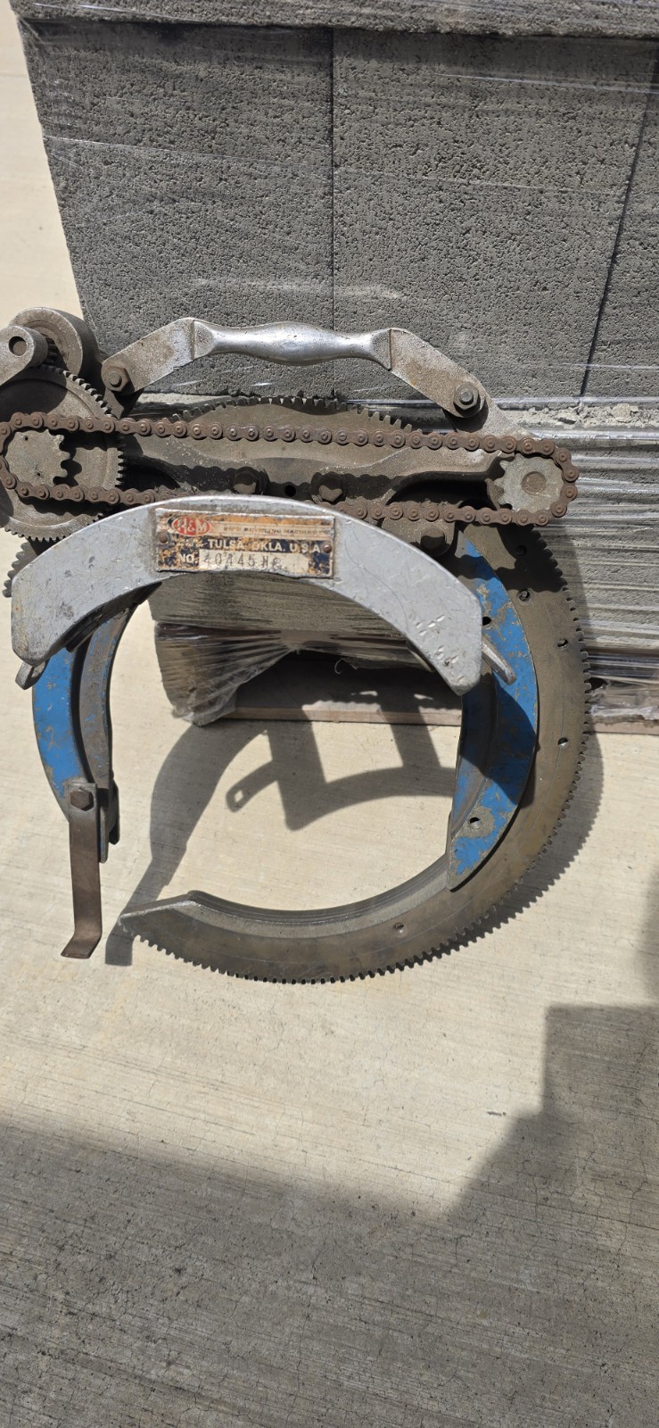 H&M Pipe Beveling Machine H-8 & H-12 4″-8″ & 6″to12” Parts Or Repair READ