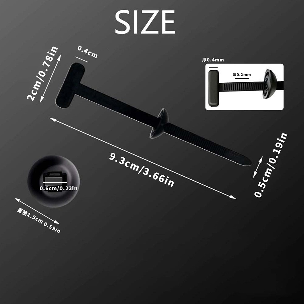 10/50/100/200 PCS Nylon Cable Tie Buckle Heavy Duty Self-Locking Zip Ties Holder