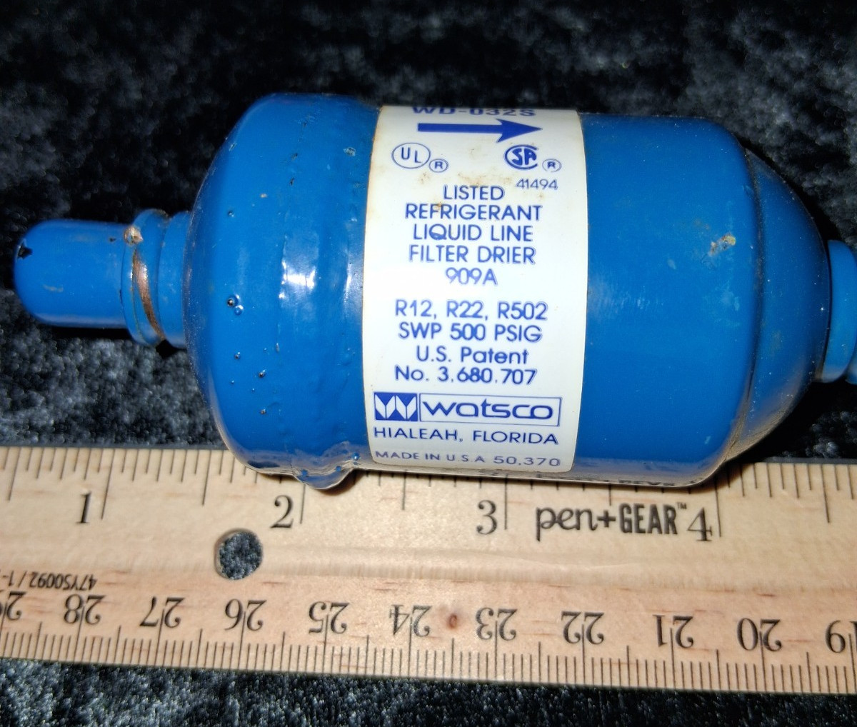 Lot of 5 Line Filter Driers Watsco and Sporlan Valve UNKNOWN Condition