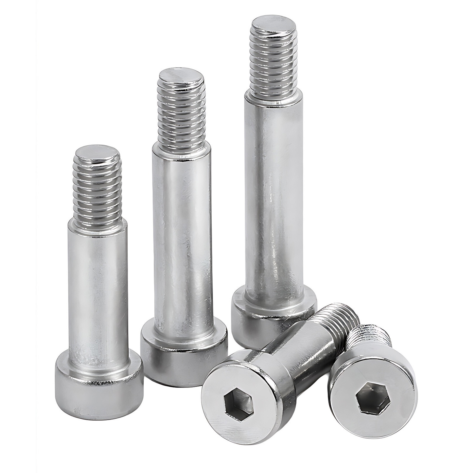 M2 M2.5 M3 M4 M5 M6 M8 Shoulder Bolt Screws A2 Stainless Steel Allen Socket Head