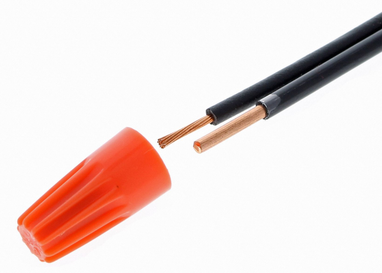 1000) Grey Twist-On Wire Connector Connection nuts 22-16 Gauge Barrel Screw US