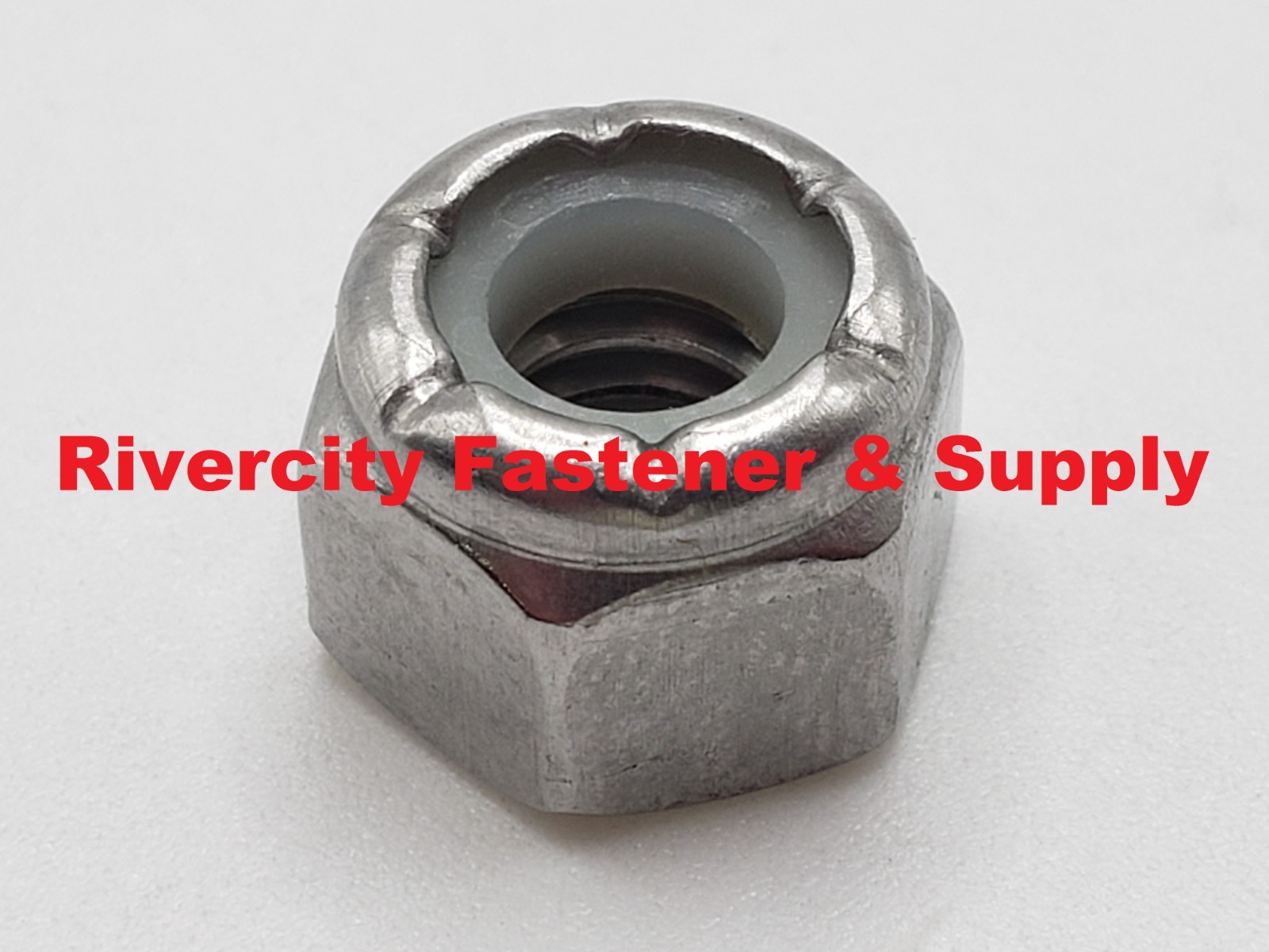 1/4-20 Nylon Insert Stop Nuts 316 Stainless Steel 1/4×20 Nuts 1/4 x 20 Lock Nut