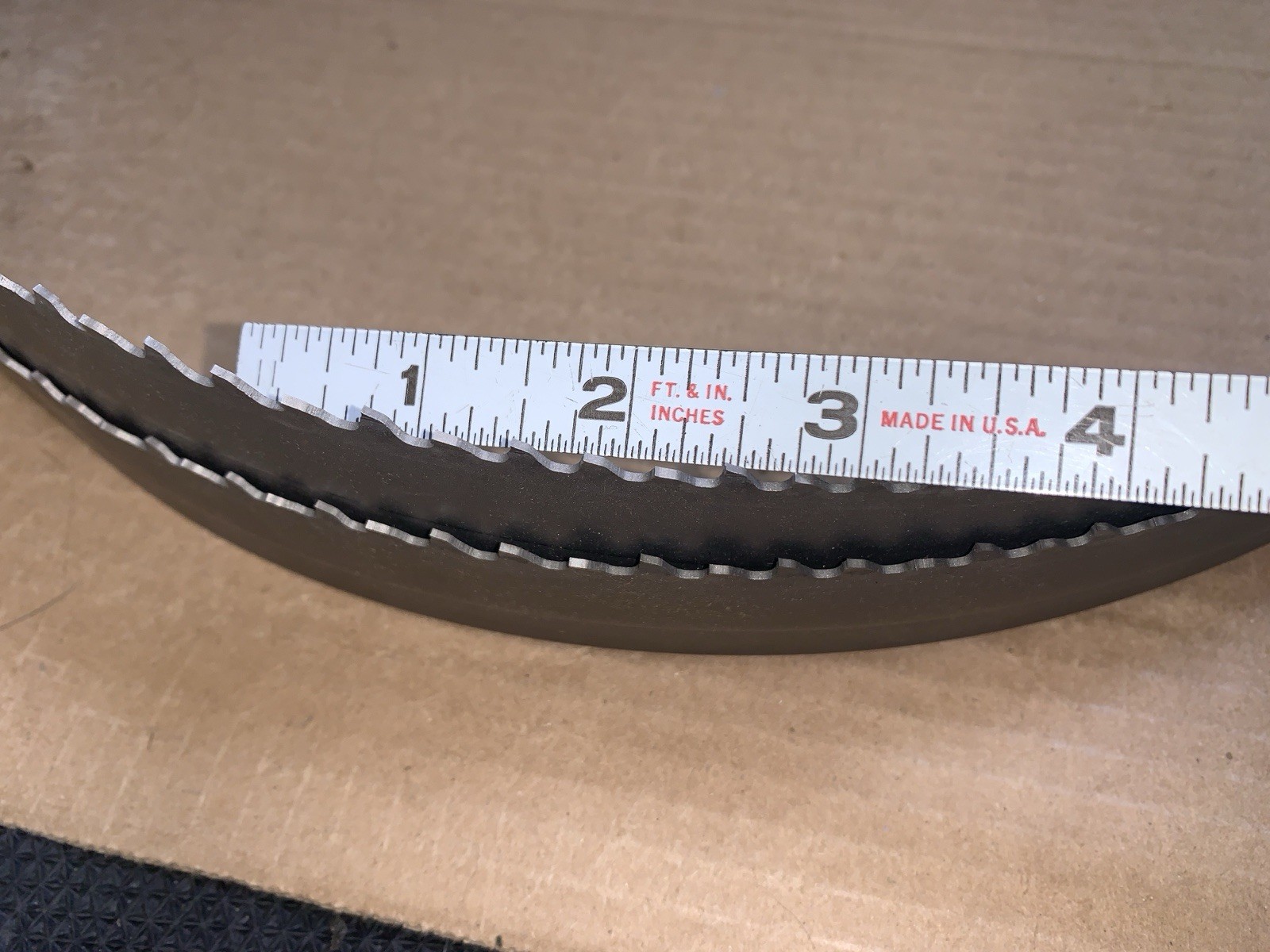 new Bandsaw blade 138″ (11 Feet 6″ ) x 1.25″ W x .042″ x 3 / 4 VP VR EHS RX+