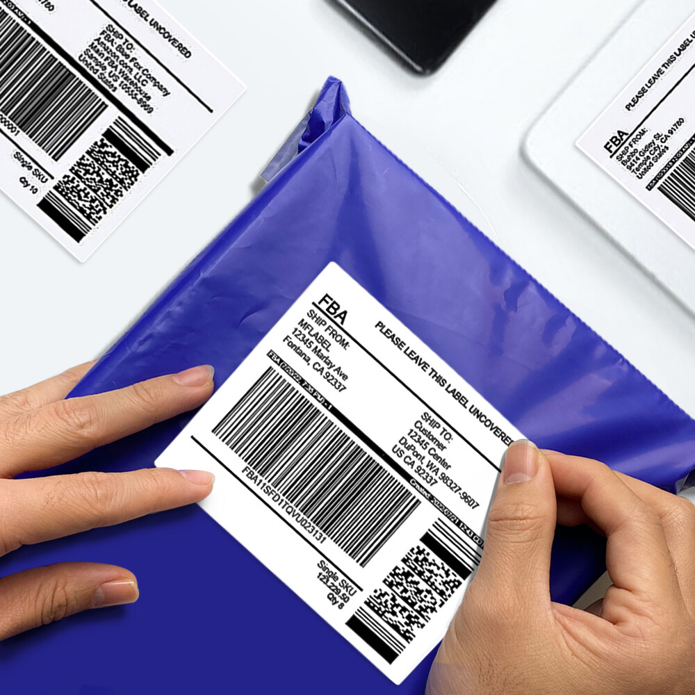 8.5×11 Shipping Label Sheets – Address Labels Stickers for Laser Inkjet Printer