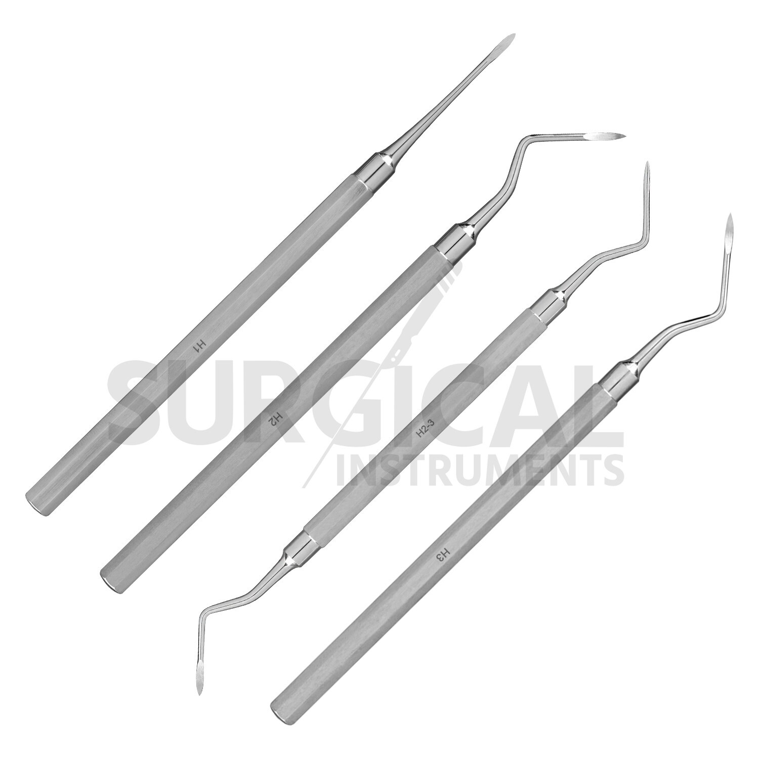4 Pcs Dental Straight Surgery Extraction Root Tip Apical Elevator German Grade