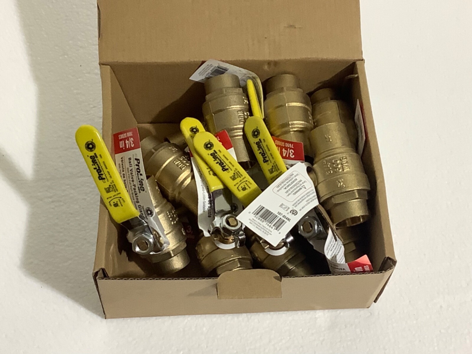 10 pcs ProLine 7690 Ball Valve-Packing Gland 600 PSI Full Port Brass Threaded