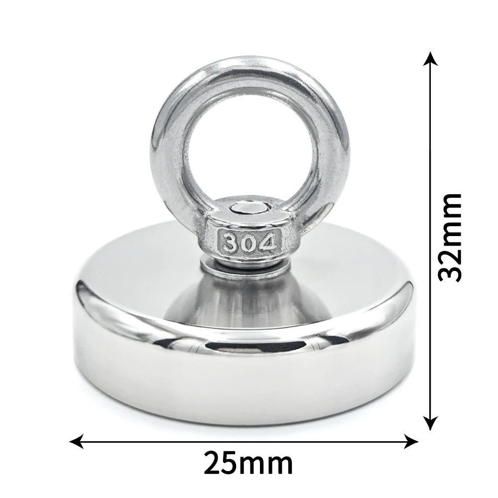 Super Strong N52 Neodymium Fishing Magnet Hook Heavy Duty Rare Earth Power Grips