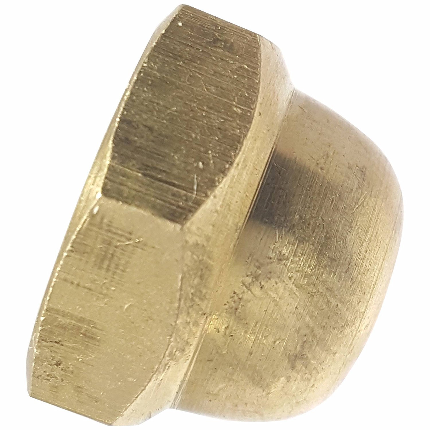 Solid Brass Acorn Hex Cap Nuts Grade 360 Full Assortment of Sizes Available
