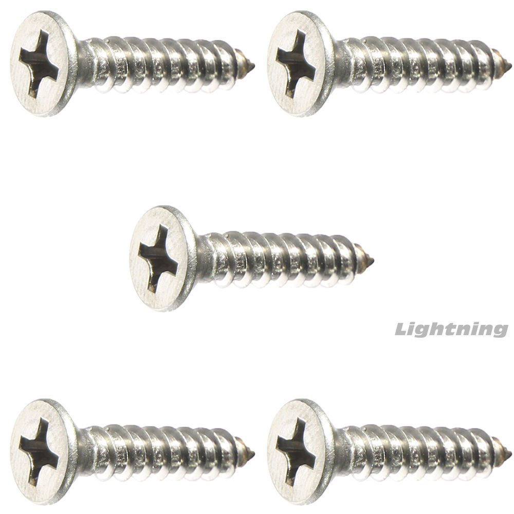 Stainless Steel Phillips Drive Sheet Metal Tapping Screws Grade 18-8 Qty 50 pc