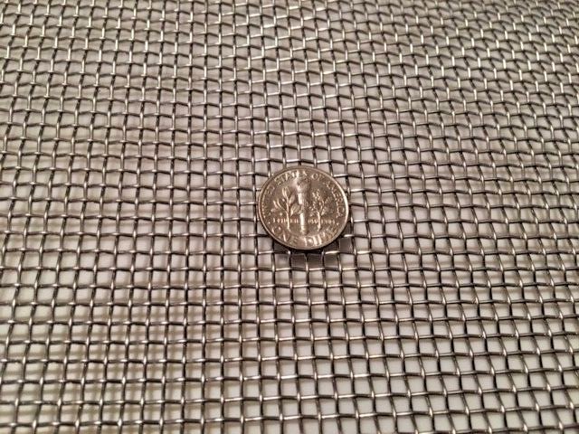 Stainless Steel Wire Mesh – 304 Mesh #8 .032 Wire Cloth Screen 12″ x 12″