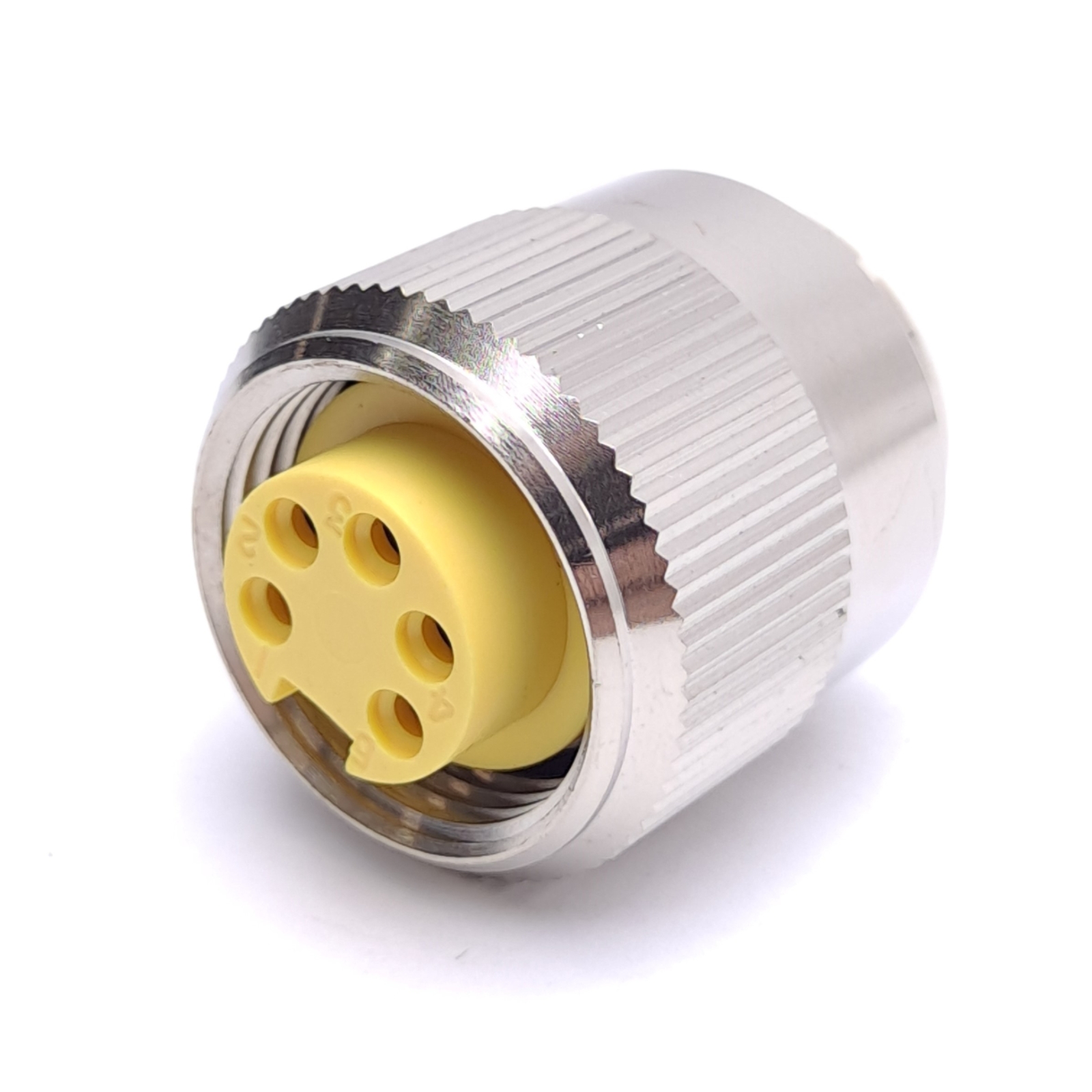 Mencom MIN-5FP-FW-DN Field Wireable Connector, 7/8-16UN2 5-Pin Female, 600V 12A