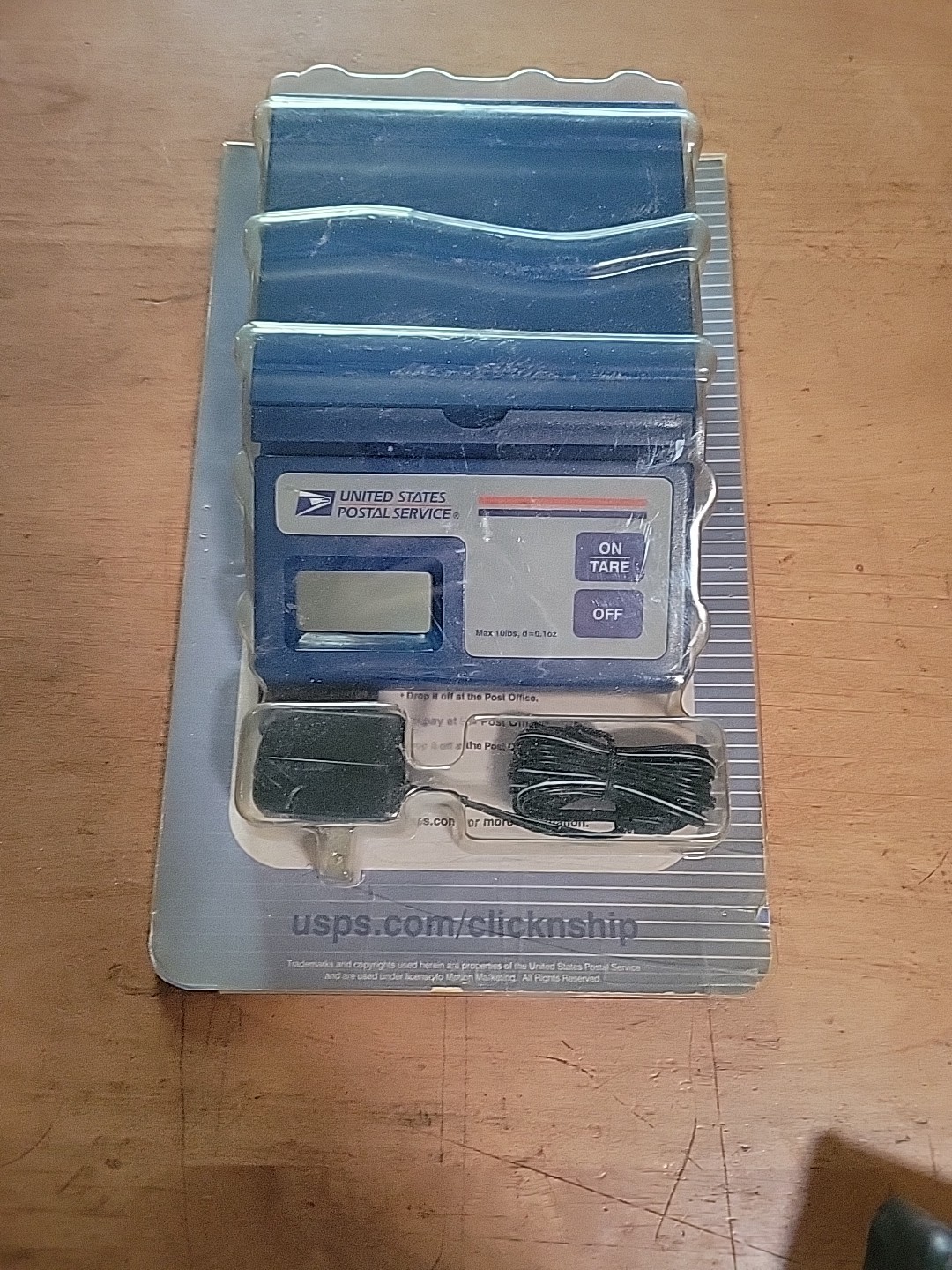 Official United States Postal Service USPS 10-lb Electronic Scales Battery Plug