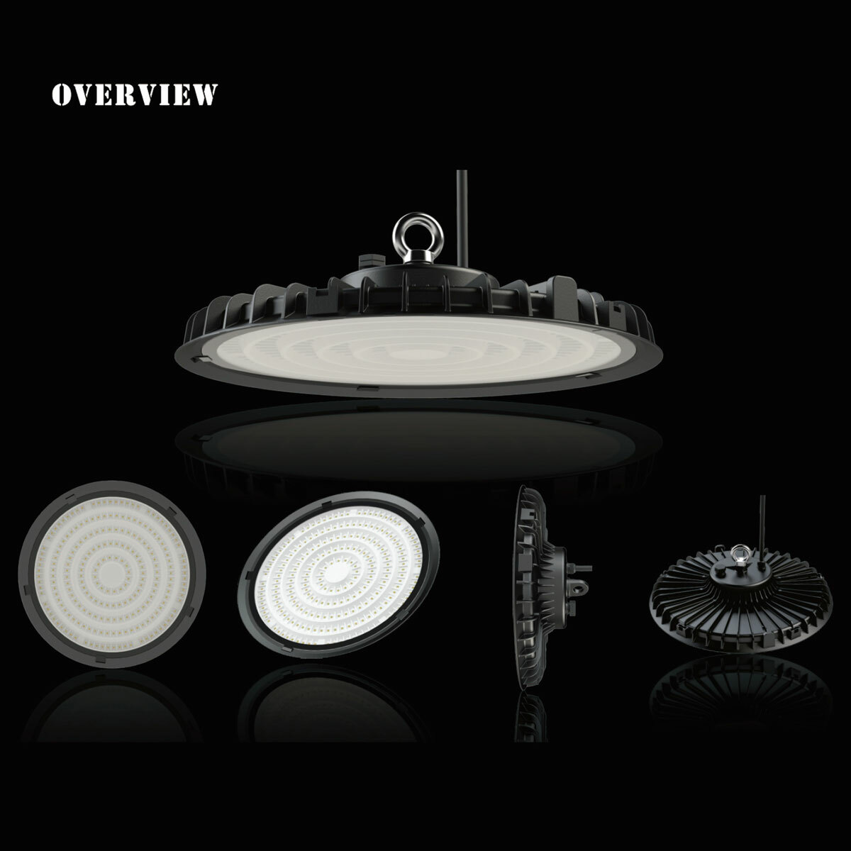 100W Led UFO High Bay Light Industrial Commercial Factory Warehouse Shop Light