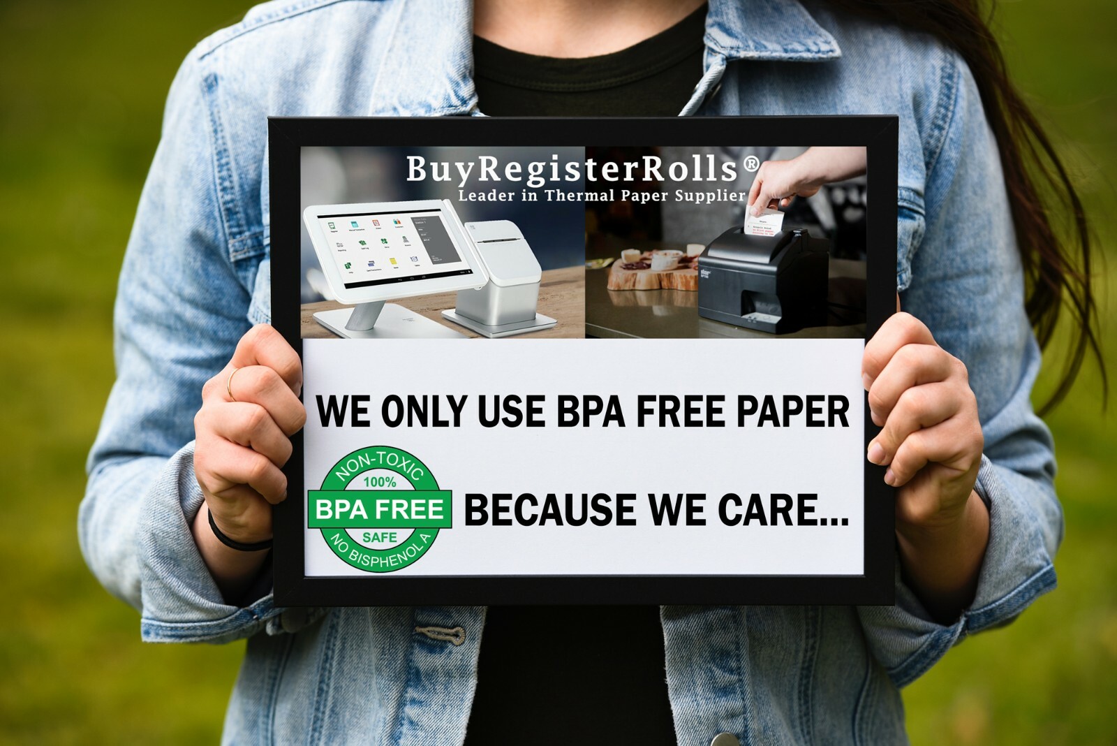 2 1/4″ x 70′ Thermal Receipt Paper 50 rolls Clover Flex, Mini and Mobile