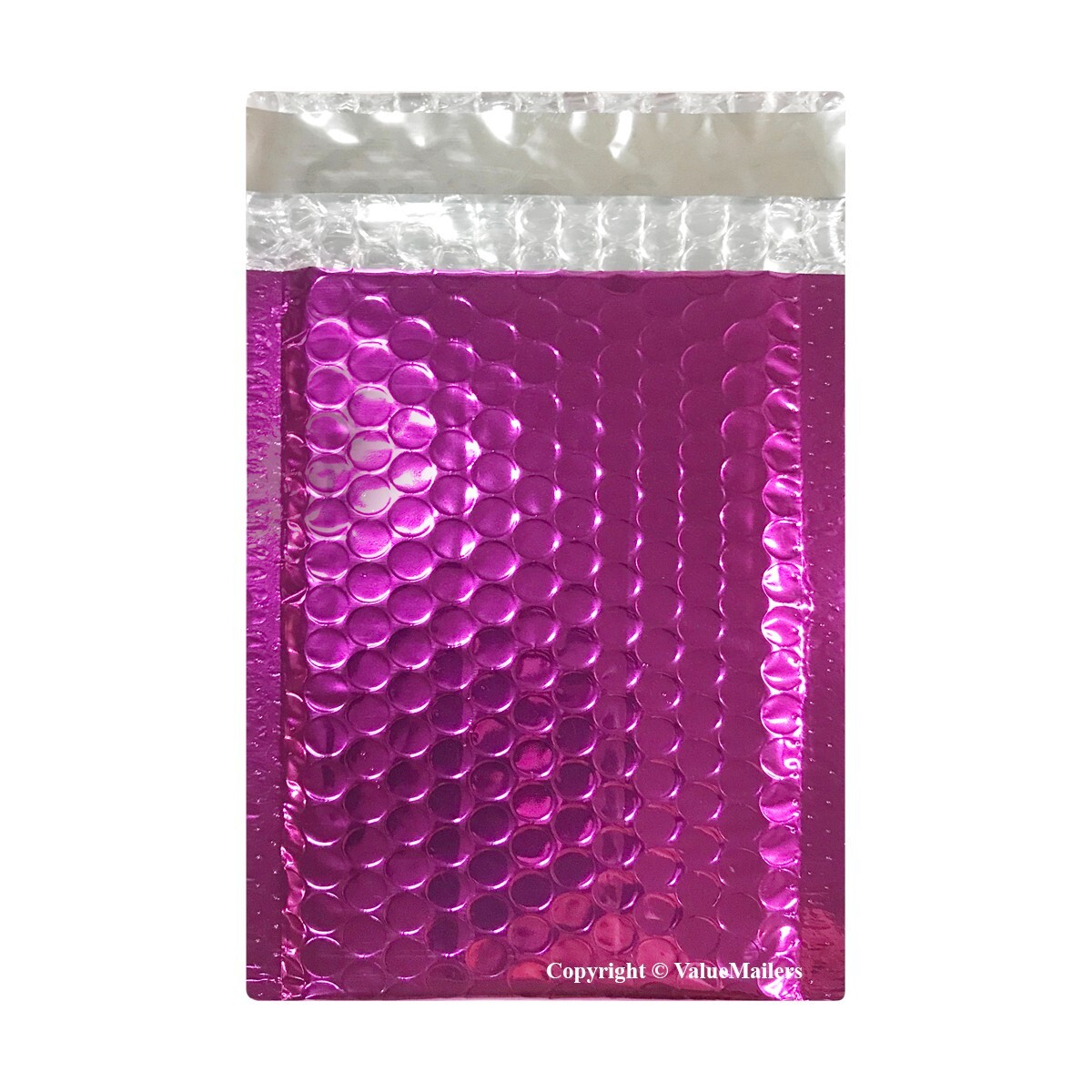 100 #2 Glamour Metallic Pink Metalized Bubble Mailers Envelopes Bags 8.5×12