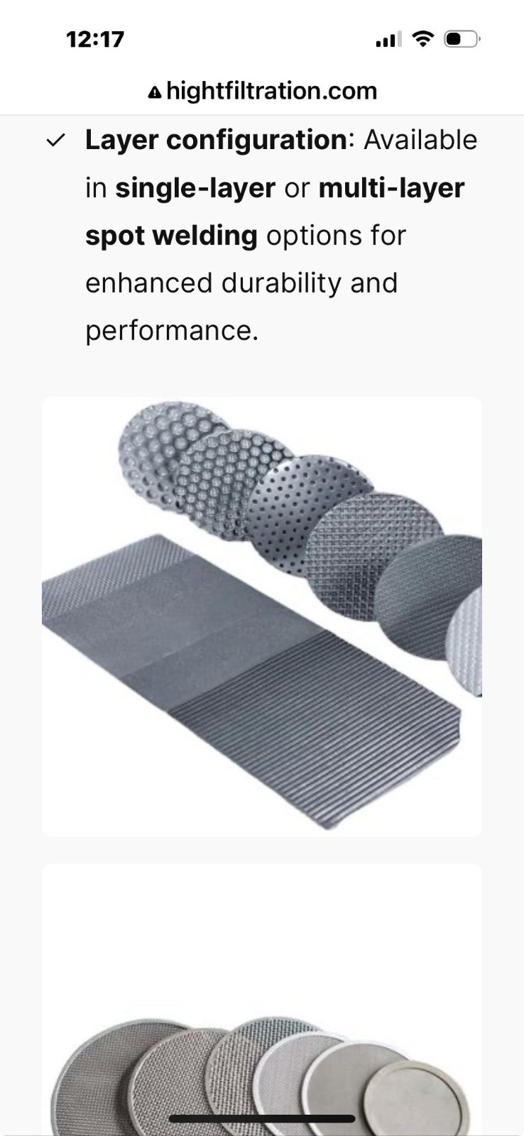 Stainless Steel 304 wire cloth disc 4″ Dia 80X80 mesh (100 pack)