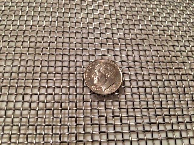 Stainless Steel Wire Mesh – 304 Mesh #8 .032 Wire Cloth Screen 12″ x 12″