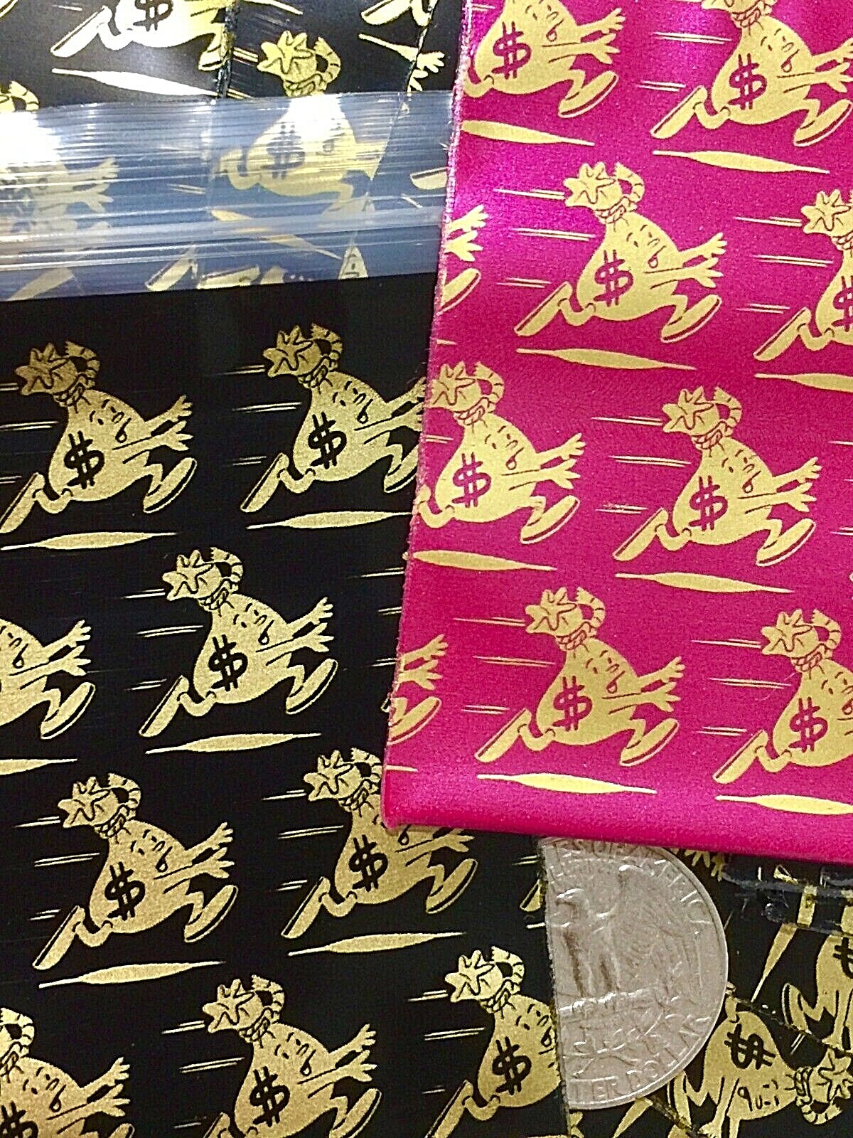 BaggiesSince1987 – 3″ X 3″ Zip Seal DESIGN BAGS 3030 METALLIC PRINT, 👀Details🔽