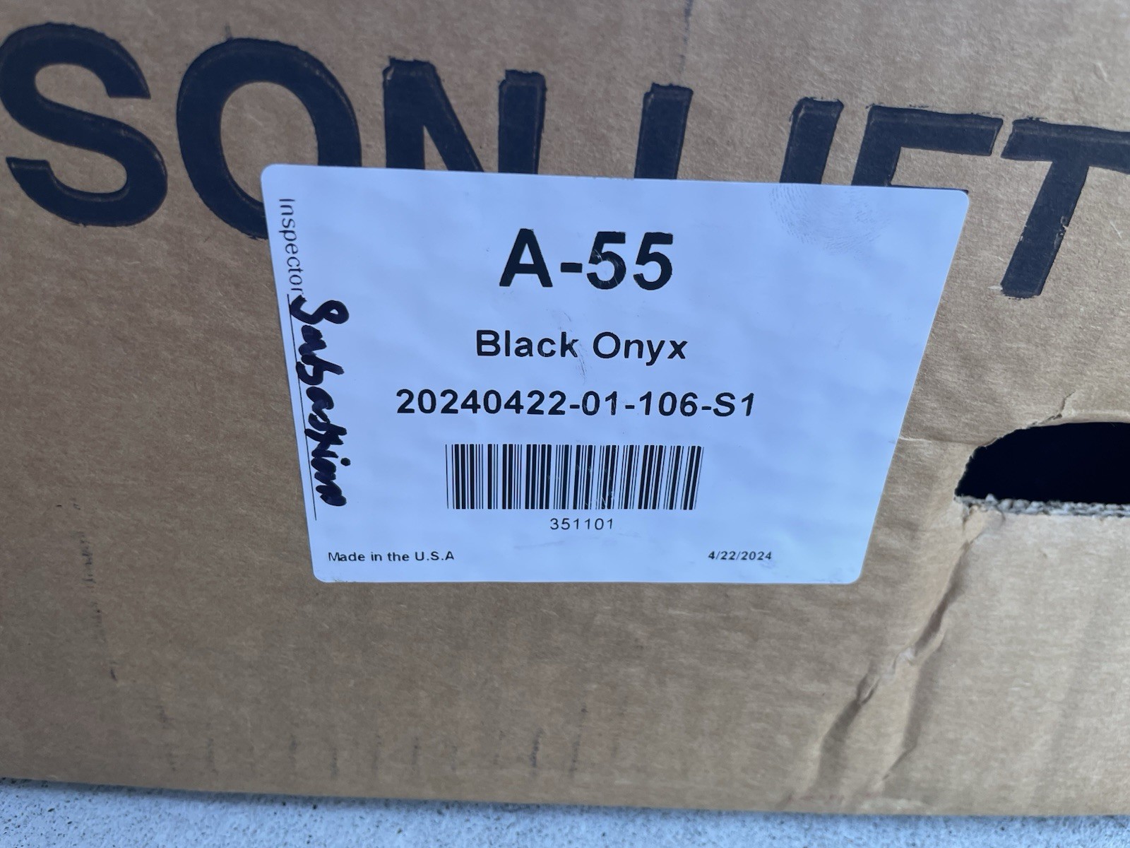 DURCON DROP IN SINK A55 BLACK ONYX EPOXY RESIN LAB 25x15x4.75″ QTY AVAILABLE