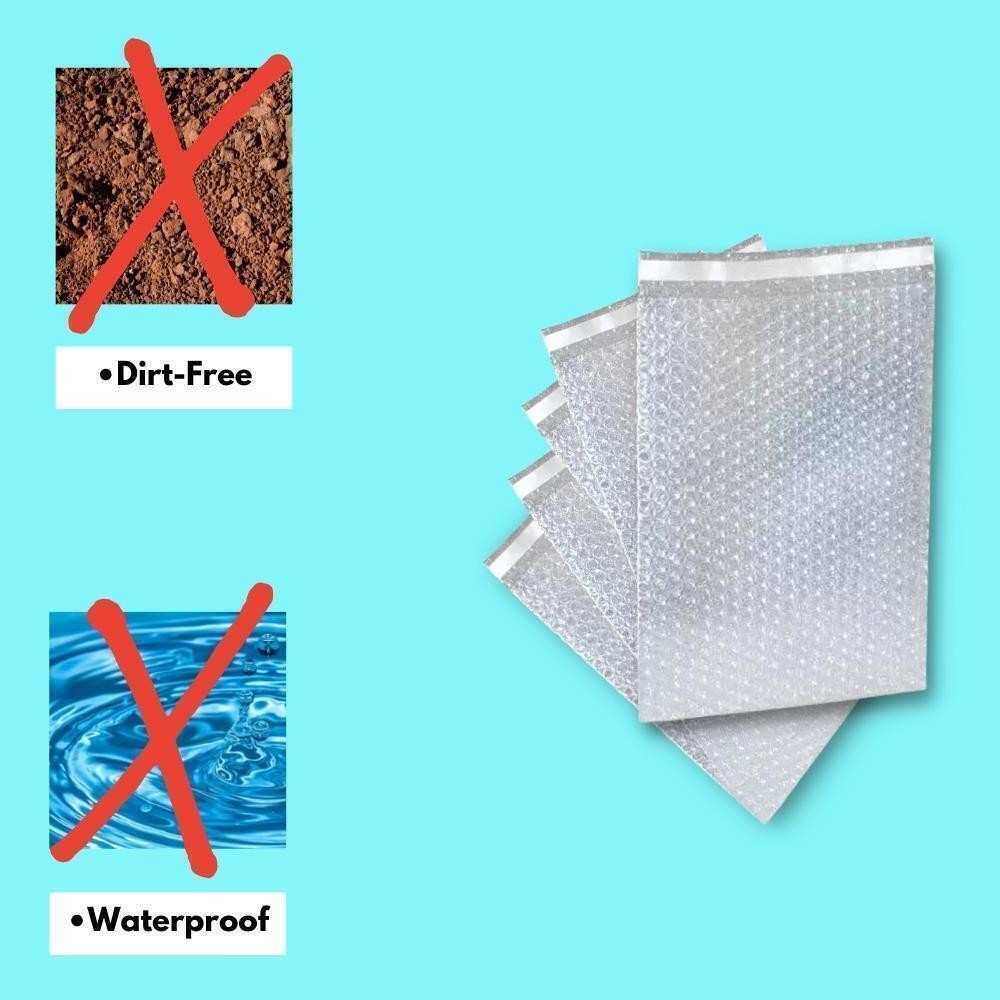 1100 4×7.5 Bubble Out Pouches / Bubble Bags Self Seal Protective Bags 4″ x 7.5″