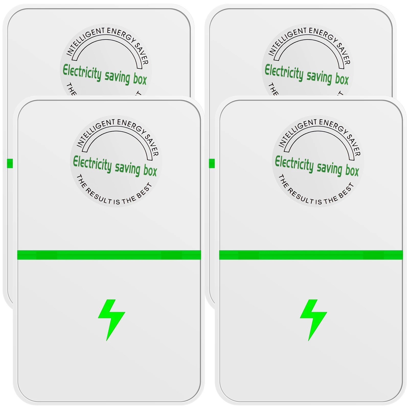 2PcsEnergy Saving Device Stopwatt Electricity Saving Box Stabilize VoltageDevice