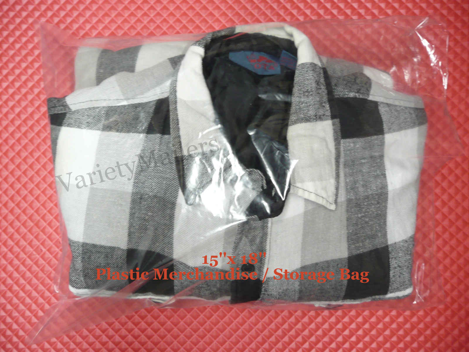 100 Poly Merchandise Bags 15”x 18” Clear 1 Mil Apparel Plastic Bags 15×18