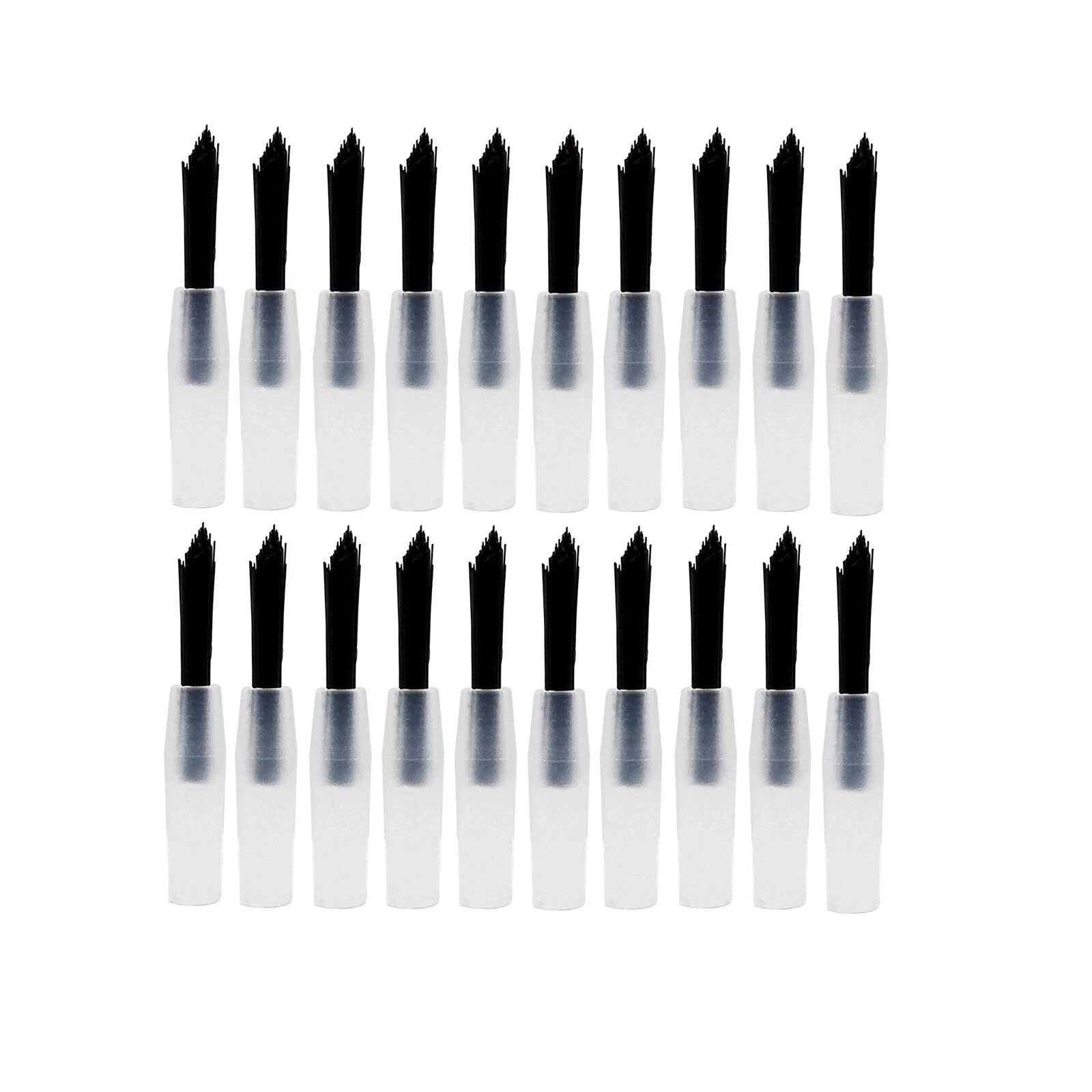 100Pcs Dental Disposable Composite Replaceable Brush Tips with 2 Pcs Handles