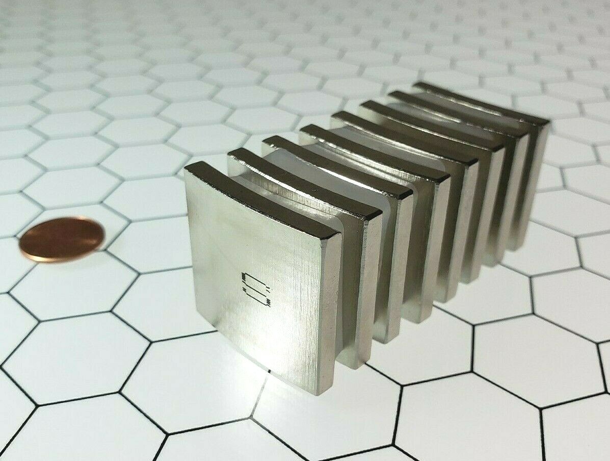 4 Neodymium Magnet Arc Motor Super Strong Rare Earth N45EH Ultra High Heat Grade