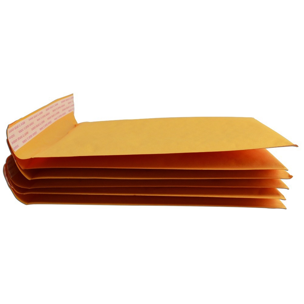#000 00 0 1 2 3 4 5 6 7 Kraft Bubble Mailers Padded Shipping Envelopes -1 25 100