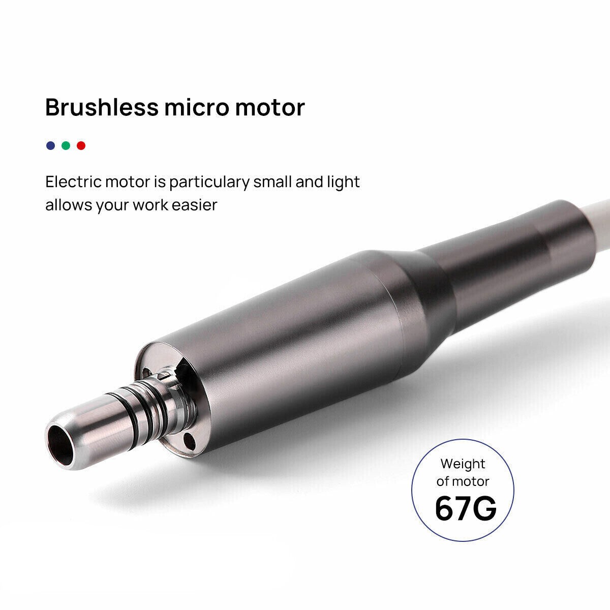 Dental Electric LED Brushless Micro Motor/1:1/1:5 Increasing Handpiece