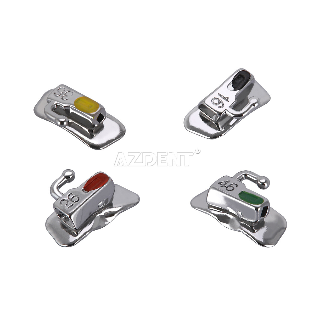 20 Kits Orthodontic 1st Molar Bondable Non-convertible Buccal Tube Roth.022